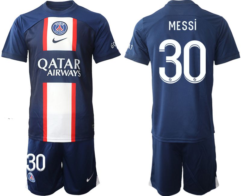 Men 2022-2023 Club Paris St German home blue 30 Soccer Jerseys